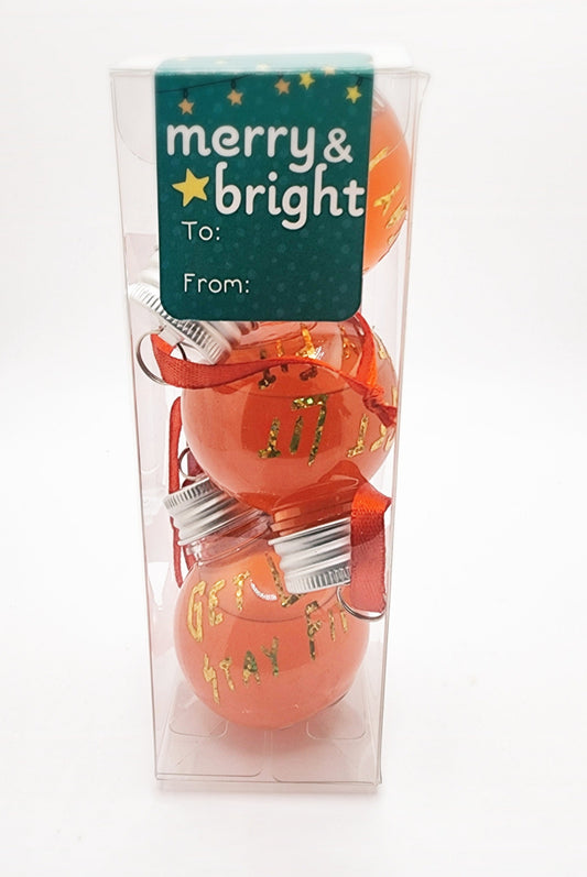 (SOLD OUT)Fit Tequila Holiday Shot Ornaments